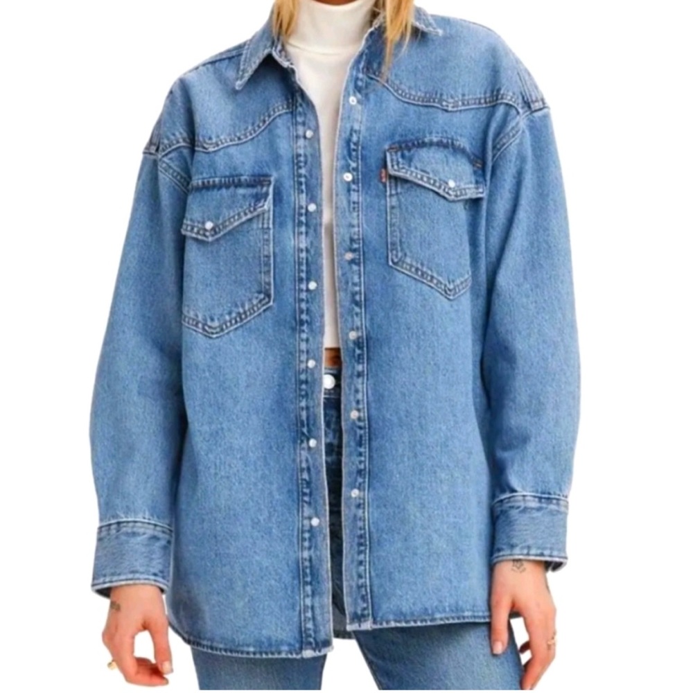 Levi’s Oversize Shacket Jean Shirt